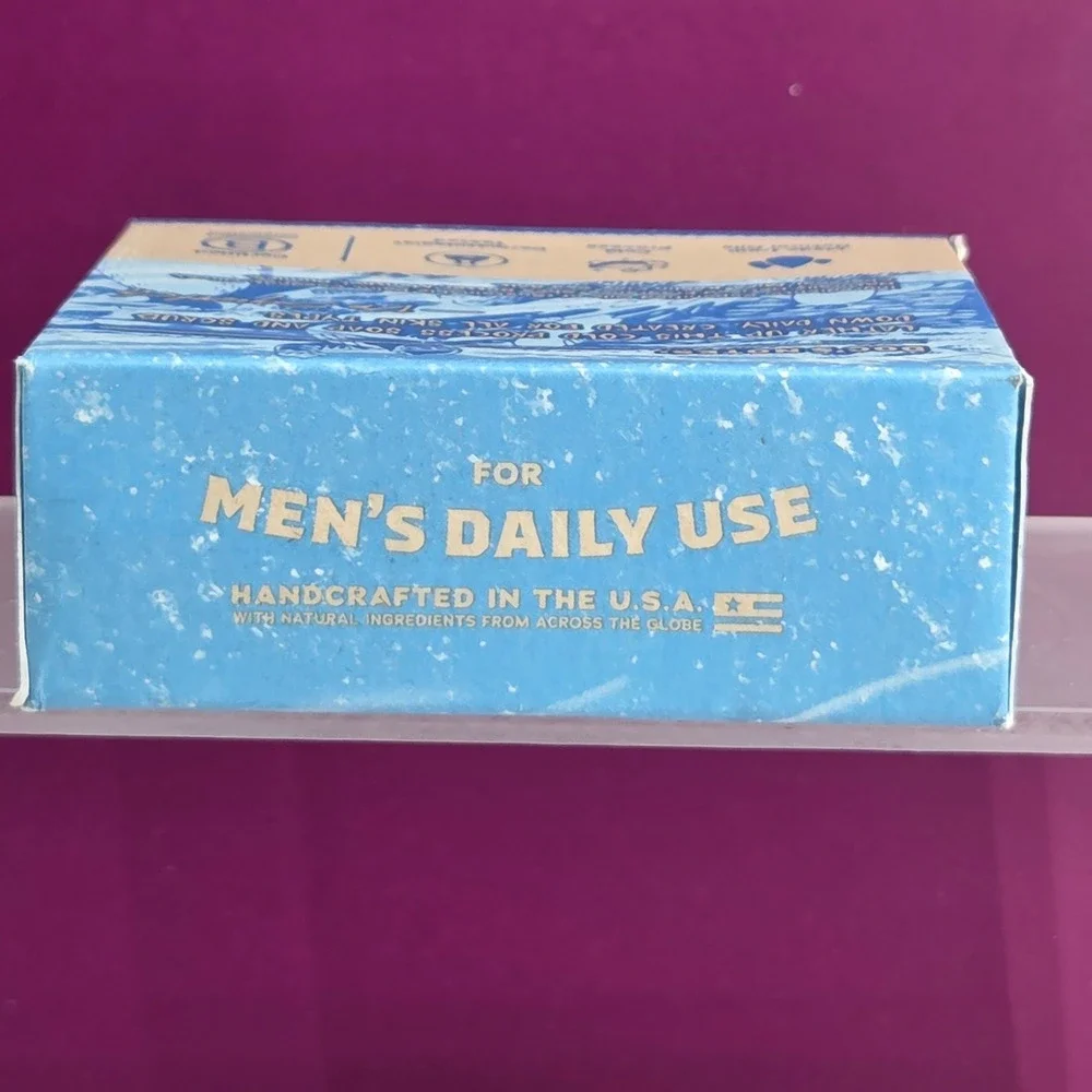 Dr Squatch Polar Rush Soap Men 5oz Limited Edition Heavy Grit Menthol Chill